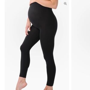 Black belly bandit maternity leggings size large
